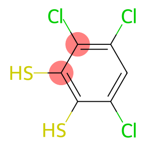 3,4,6-Trichloro-benzene-1,2-dithiol