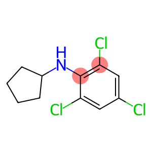 2,4,6-trichloro-N-cyclopentylaniline