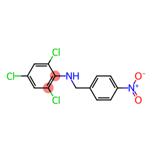 2,4,6-trichloro-N-[(4-nitrophenyl)methyl]aniline