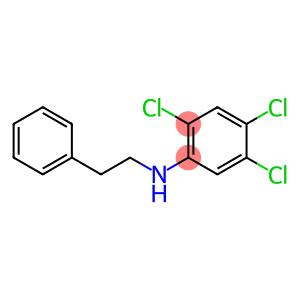 2,4,5-trichloro-N-(2-phenylethyl)aniline