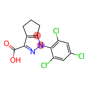 1-(2,4,6-trichlorophenyl)-1H,4H,5H,6H-cyclopenta[c]pyrazole-3-carboxylic acid