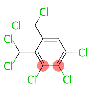 1,2,3-Trichloro-4,5-bis(dichloromethyl)benzene