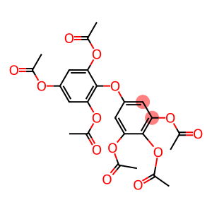 1-(2,4,6-Triacetoxyphenoxy)-3,4,5-triacetoxybenzene