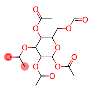 2,3,5-TRI(ACETYLOXY)-6-(FORMYLOXYMETHYL)TETRAHYDRO-2H-PYRAN-4-YL ACETATE, TECH