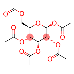 2,3,5-TRI(ACETYLOXY)-6-(FORMYLOXYMETHYL)TETRAHYDRO-2H-PYRAN-4-YL ACETATE