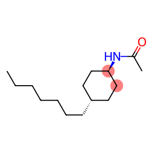 TRANS-N-ACETYL-4-N-HEPTYLCYCLOHEXYLAMINE