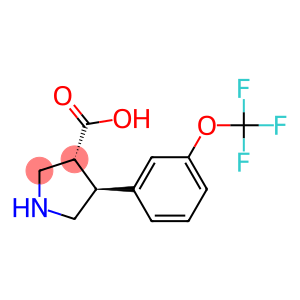 (+/-)-trans-4-(3-trifluoroMethoxy-phenyl)-pyrrolidine-3-carboxylic acid