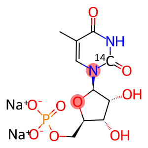 THYMIDINE 5'-MONOPHOSPHATE, [2-14C] DISODIUM SALT