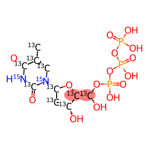 THYMIDINE-13C10 15N2 5'-TRIPHOSPHATE