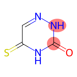 5-thioxo-2,3,4,5-tetrahydro-1,2,4-triazin-3-one