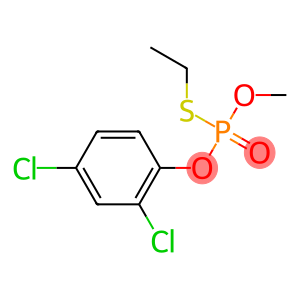 Thiophosphoric acid S-ethyl O-(2,4-dichlorophenyl)O-methyl ester