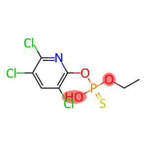 Thiophosphoric acid hydrogen O-ethyl O-(3,5,6-trichloropyridin-2-yl) ester