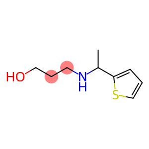 3-{[1-(thiophen-2-yl)ethyl]amino}propan-1-ol