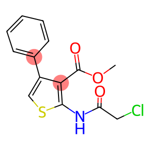 3-THIOPHENECARBOXYLIC ACID, 2-[(2-CHLOROACETYL)AMINO]-4-PHENYL-, METHYL ESTER