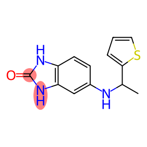 5-{[1-(thiophen-2-yl)ethyl]amino}-2,3-dihydro-1H-1,3-benzodiazol-2-one