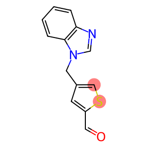 2-THIOPHENECARBOXALDEHYDE, 4-(1H-BENZIMIDAZOL-1-YLMETHYL)-