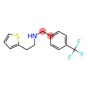 [2-(thiophen-2-yl)ethyl]({[4-(trifluoromethyl)phenyl]methyl})amine