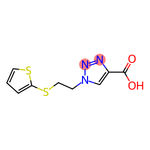 1-[2-(thiophen-2-ylsulfanyl)ethyl]-1H-1,2,3-triazole-4-carboxylic acid