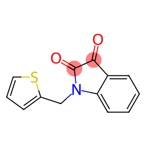 1-(thiophen-2-ylmethyl)-2,3-dihydro-1H-indole-2,3-dione