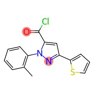 5-THIOPHEN-2-YL-2-O-TOLYL-2H-PYRAZOLE-3-CARBONYL CHLORIDE