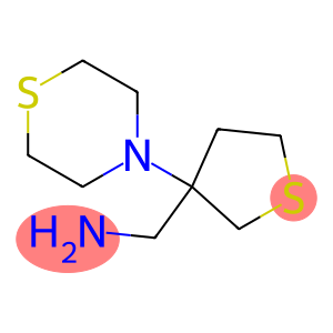 [3-(thiomorpholin-4-yl)thiolan-3-yl]methanamine