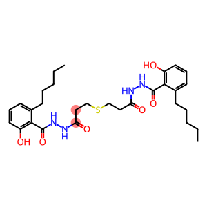 3,3'-Thiodi[propionic acid N'-(6-pentylsalicyloyl) hydrazide]