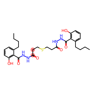 3,3'-Thiodi[propionic acid N'-(6-butylsalicyloyl) hydrazide]