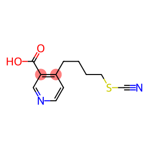 4-(4-Thiocyanatobutyl)nicotinic acid