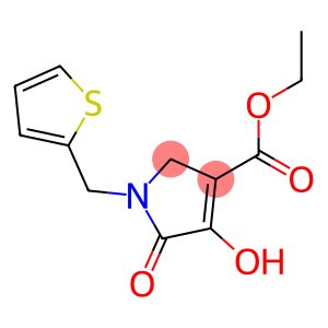 1-[(2-Thienyl)methyl]-2,5-dihydro-4-hydroxy-5-oxo-1H-pyrrole-3-carboxylic acid ethyl ester