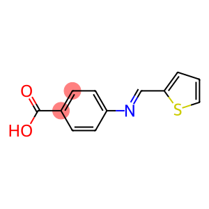 4-[(2-thienylmethylidene)amino]benzoic acid