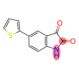 5-(2-THIENYL)-1H-INDOLE-2,3-DIONE