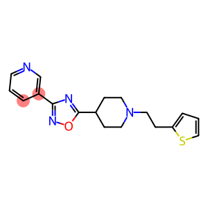 3-(5-(1-[2-(2-THIENYL)ETHYL]PIPERIDIN-4-YL)-1,2,4-OXADIAZOL-3-YL)PYRIDINE