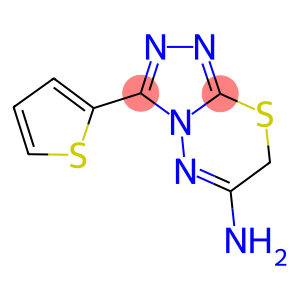 3-(2-THIENYL)-7H-[1,2,4]TRIAZOLO[3,4-B][1,3,4]THIADIAZIN-6-AMINE