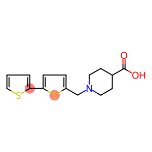 1-[(5-(2-THIENYL)-2-THIENYL)METHYL]PIPERIDINE-4-CARBOXYLIC ACID