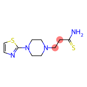 3-[4-(1,3-thiazol-2-yl)piperazin-1-yl]propanethioamide