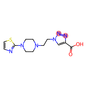 1-{2-[4-(1,3-thiazol-2-yl)piperazin-1-yl]ethyl}-1H-1,2,3-triazole-4-carboxylic acid