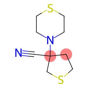 3-(1,4-thiazinan-4-yl)tetrahydrothiophene-3-carbonitrile