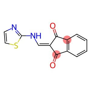 2-((2,5-THIAZOLYLAMINO)METHYLENE)INDANE-1,3-DIONE