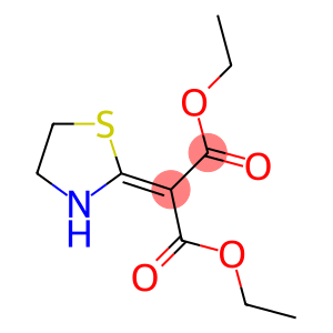 (Thiazolidin-2-ylidene)malonic acid diethyl ester