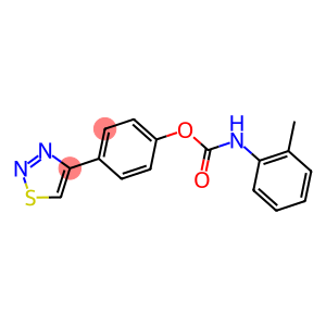 4-(1,2,3-THIADIAZOL-4-YL)PHENYL N-(2-METHYLPHENYL)CARBAMATE