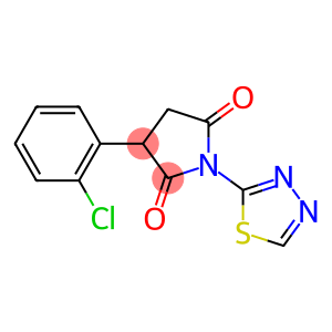 1-(1,3,4-Thiadiazol-2-yl)-3-(2-chlorophenyl)pyrrolidine-2,5-dione