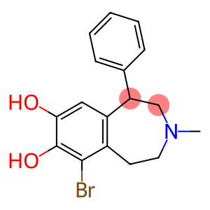 2,3,4,5-Tetrahydro-6-bromo-3-methyl-1-phenyl-1H-3-benzazepine-7,8-diol