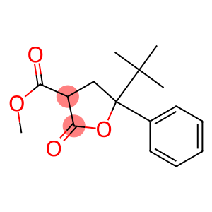 Tetrahydro-2-oxo-5-phenyl-5-tert-butylfuran-3-carboxylic acid methyl ester