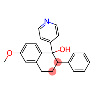 1,2,3,4-Tetrahydro-6-methoxy-2-phenyl-1-(4-pyridyl)-1-naphthol