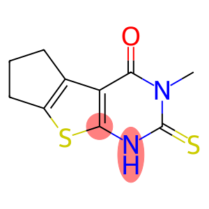 1,2,6,7-Tetrahydro-3-methyl-2-thioxo-5H-cyclopenta[4,5]thieno[2,3-d]pyrimidin-4(3H)-one