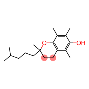 2,5,7,8-Tetramethyl-3,4-dihydro-2-(4-methylpentyl)-2H-1-benzopyran-6-ol