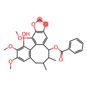 5,6,7,8-Tetrahydro-2,3,13-trimethoxy-6,7-dimethylbenzo[3,4]cycloocta[1,2-f][1,3]benzodioxole-1,8-diol 8-benzoate