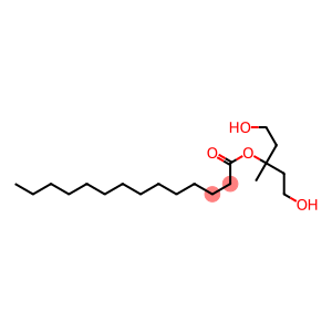 Tetradecanoic acid 3-hydroxy-1-(2-hydroxyethyl)-1-methylpropyl ester