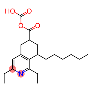 5,6,7,8-Tetrahydro-8-hexylisoquinoline-6,6-dicarboxylic acid diethyl ester