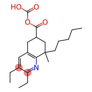 5,6,7,8-Tetrahydro-8-pentyl-8-methylquinoline-6,6-dicarboxylic acid diethyl ester